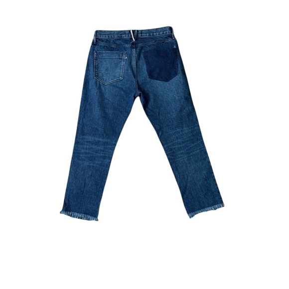 3x1 3x1 Fringe Straight Crop In Lima Jeans Dark Wash Size 26” - Picture 4 of 13